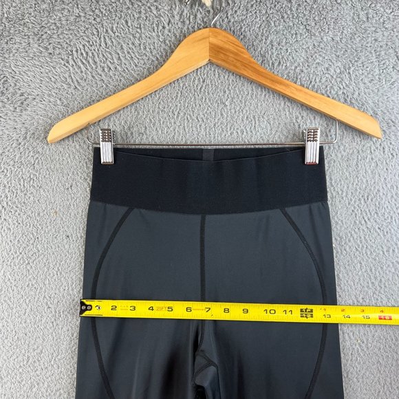 Good American Workout Pants leggings black stretch size 1 - Picture 6 of 9